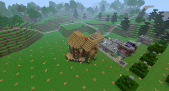 Вот так выглядела деревня.