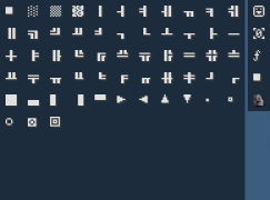 Unicode‐квадраты.